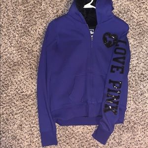 PINK Fur Thick jacket